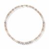Collana con perle coltivate d'acqua dolce multicolor e chiusura in oro giallo 18kt